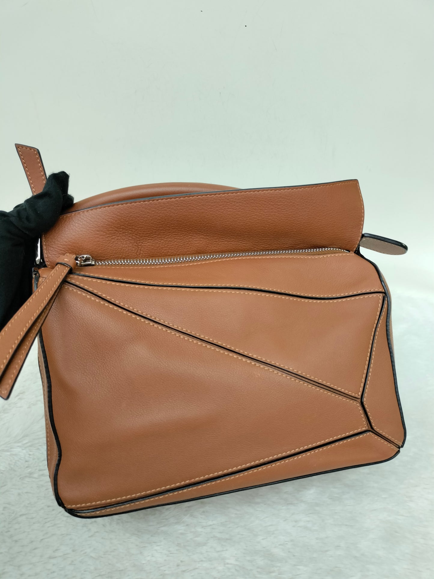 Loewe Puzzle Small Tan SHW 2019