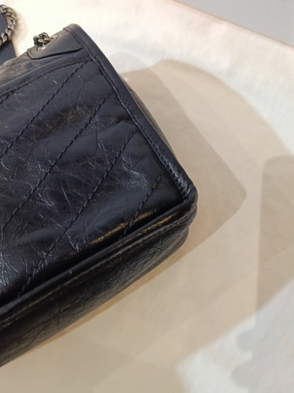 YsL Niki Baby Calfskin Navy RHW 2018