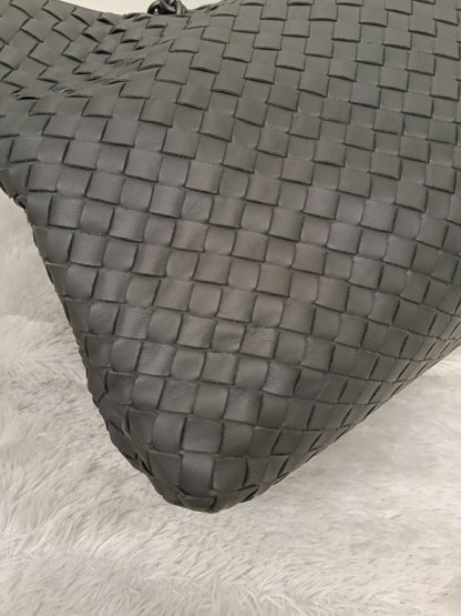 Bottega Veneta Nappa Intrecciato Chain Tote Large Grey RHW