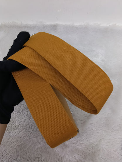 Hermes Geta Chevre Mysore Sangle Caramel PHW #B