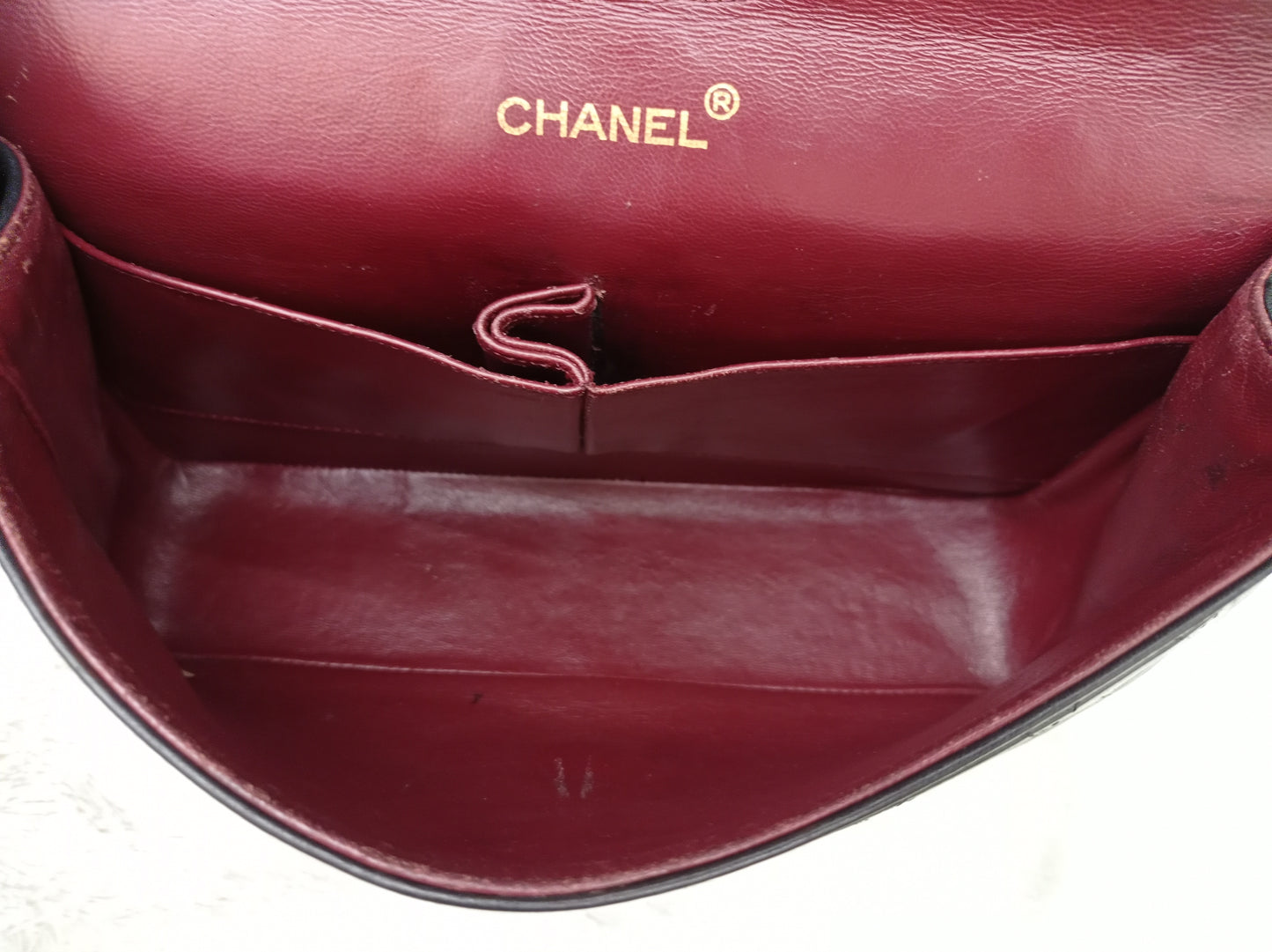 Chanel Medium Lamb Black Vintage GHW DF #0