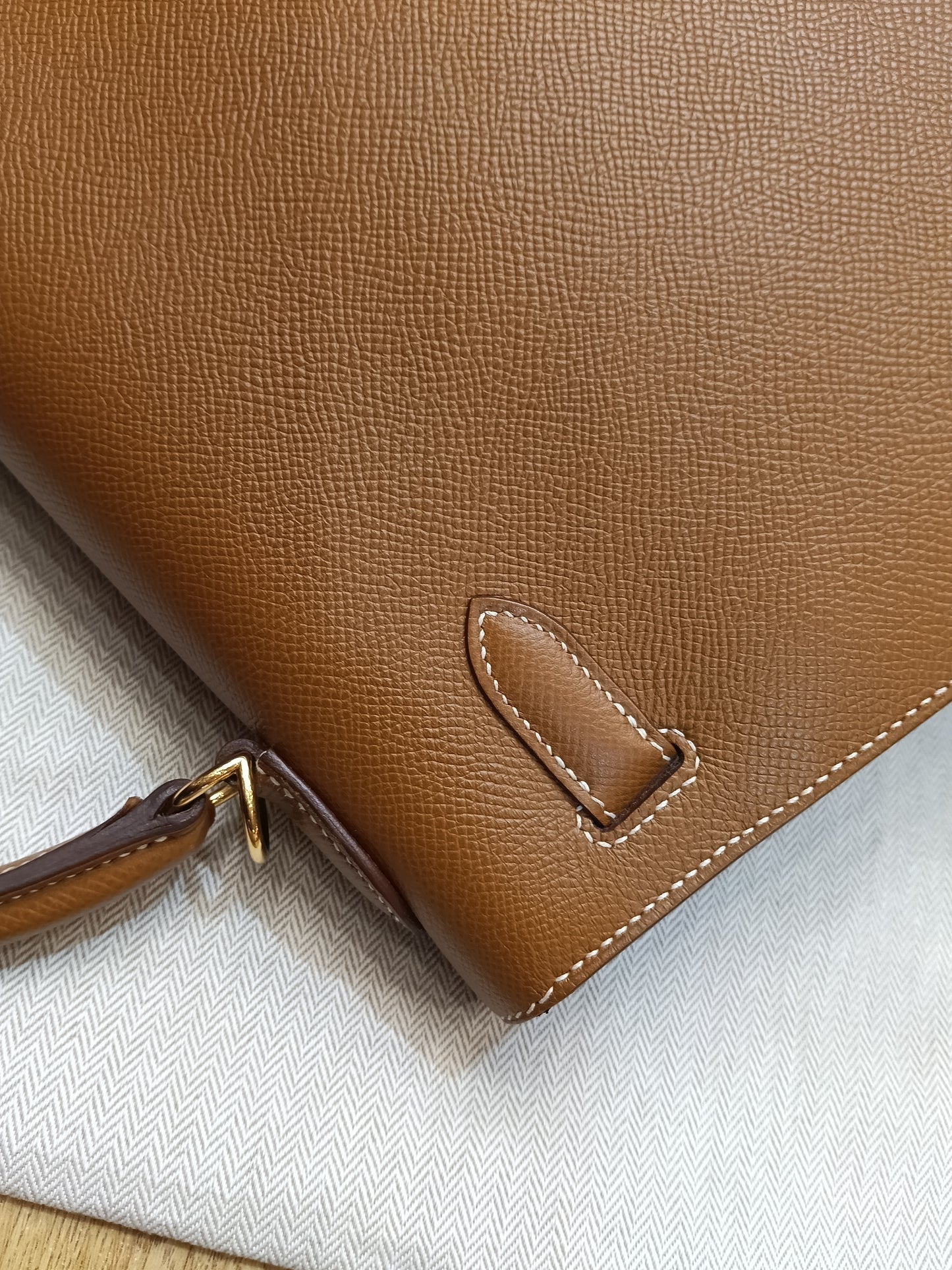 K32 Epsom Sellier Gold GHW #Q square