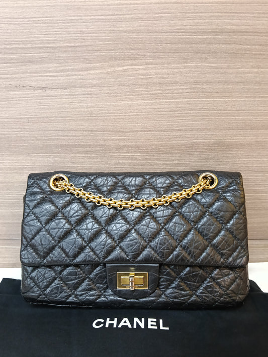 Chanel Reissue 225 Calfskin Black GHW DF #14