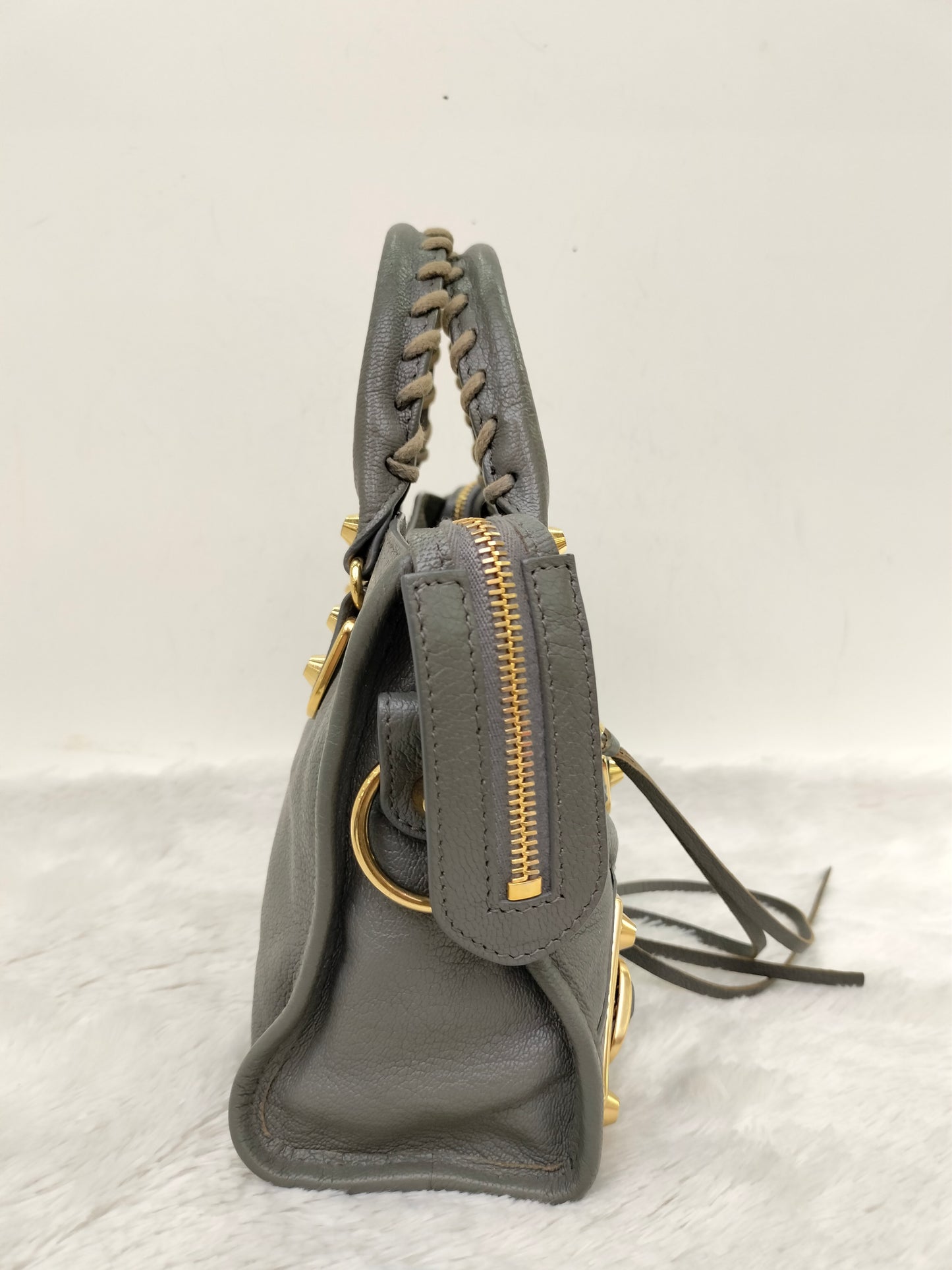 Balenciaga Mini City Edge Grey GHW 2017
