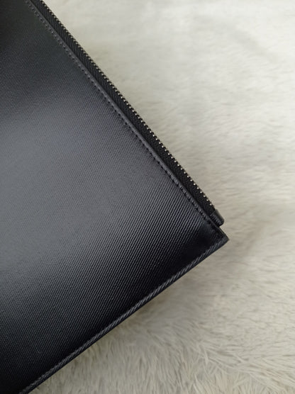 Givenchy 4G Large Pouch with Zip Wrist Strap Black SHW 2018