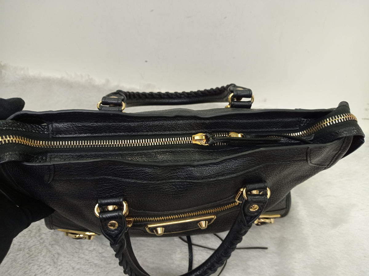 Balenciaga Small City Edge Black GHW 2020