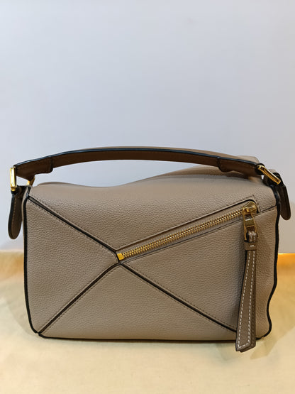 Loewe Puzzle Small Grained Sand Mink GHW 2020