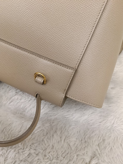 Celine Nano Belt Grained Light Taupe GHW 2018