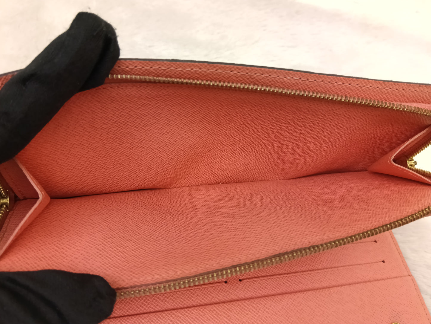 LV Insolite Long Wallet Monogram Salmon Pink