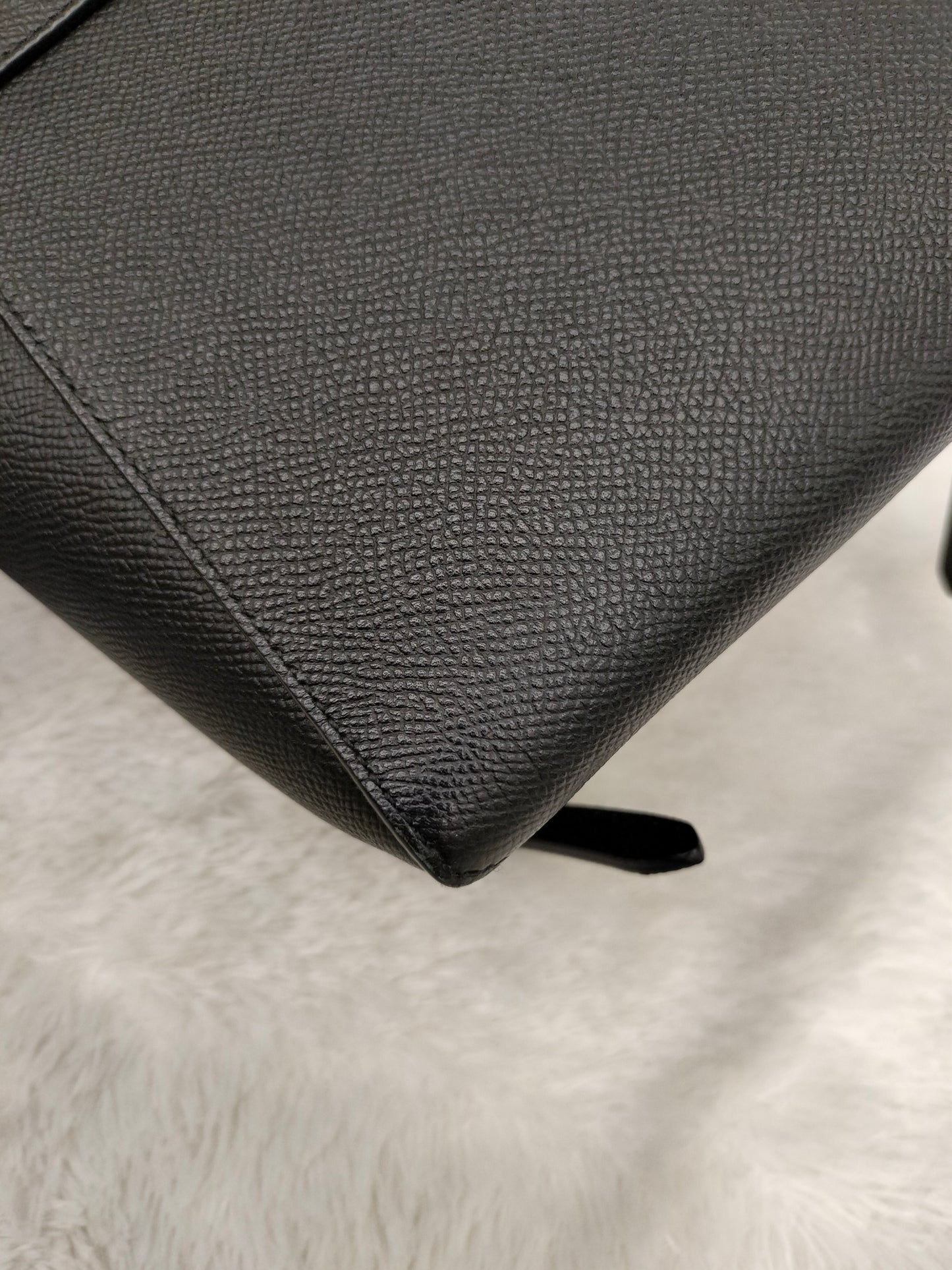 Celine Nano Belt Grained Black GHW 2018