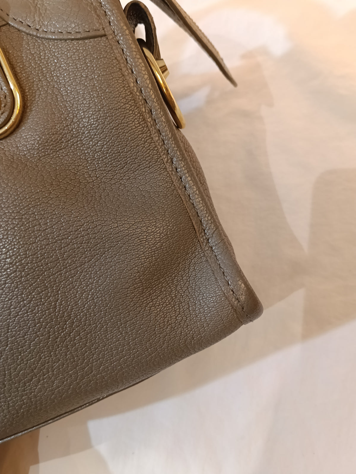 Balenciaga Mini City Edge Mink Grey GHW 2018