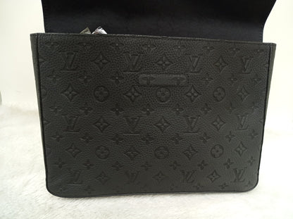LV Pochette Virgil Abloh Steamer Monogram Eclipse (CHIP)