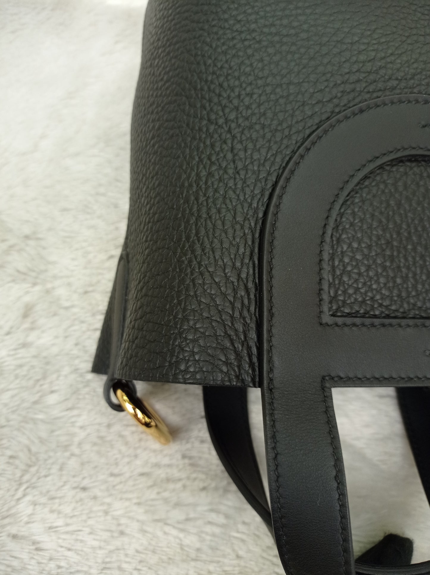 *LikeNew* Hermes In The Loop 18 Clem Swift Noir GHW #W