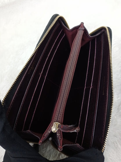 Chanel Zip Around Wallet Caviar Black GHW #17