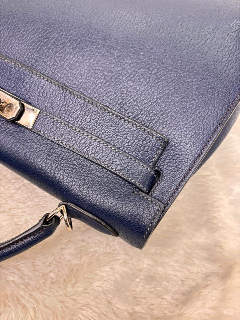 K32 Chevre Coromandel Blue De Malt PHW #L square