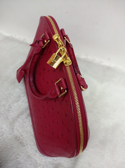 LV Alma PM Ostrich Prune 2013