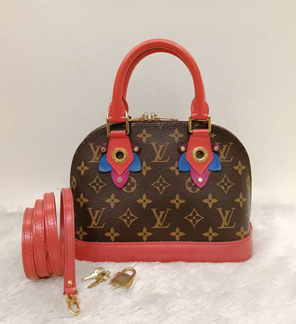 LV Alma BB Monogram Totem Flamingo 2015