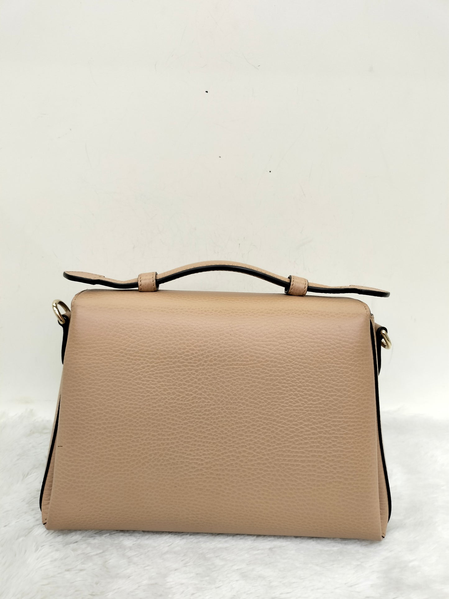 Gucci Interlocking Top Handle Beige GHW