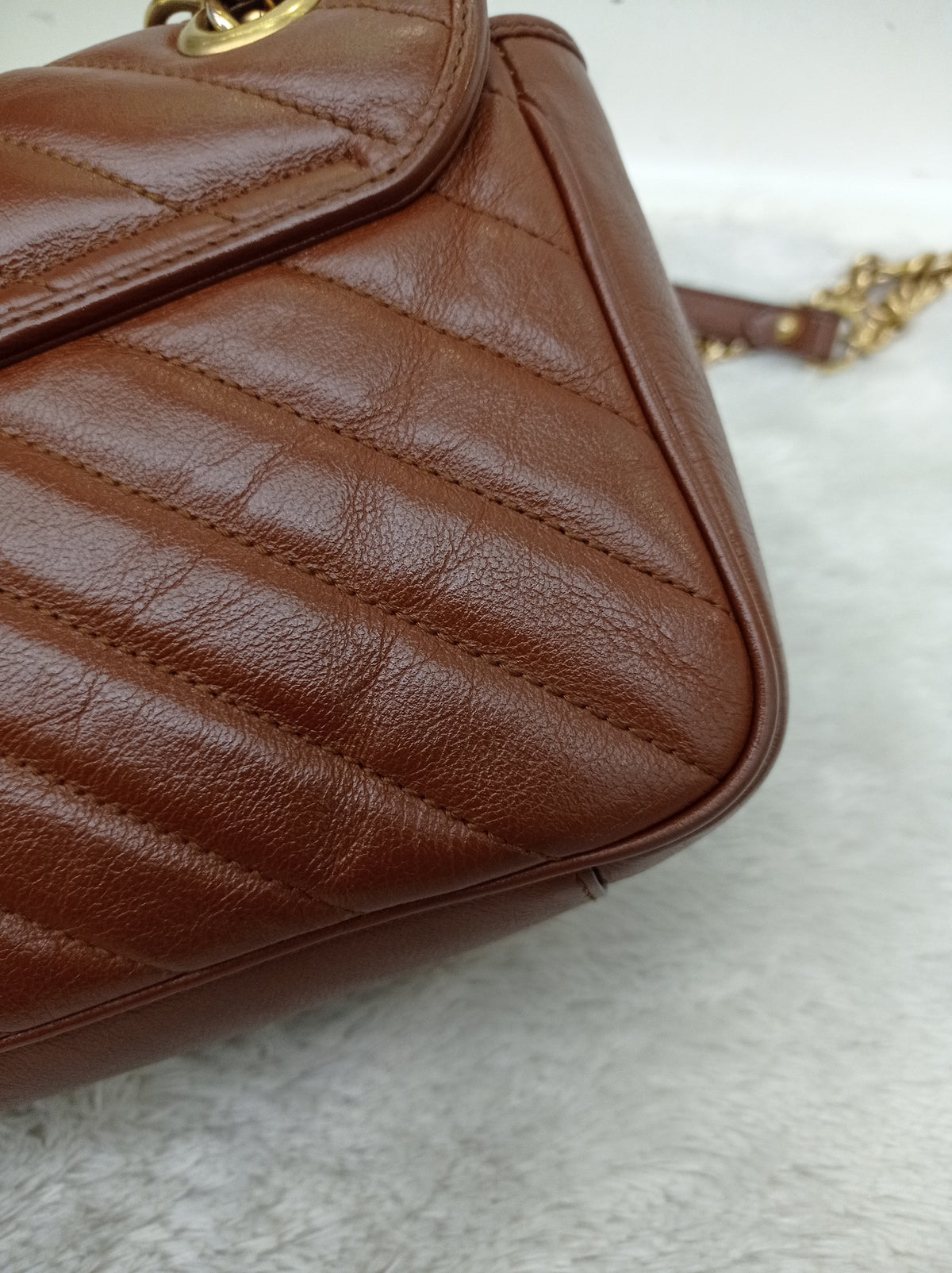Gucci Marmont Small Brown GHW