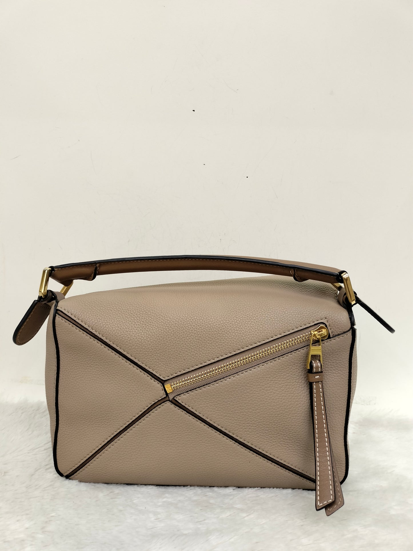 Loewe Puzzle Small Grained Sand Mink GHW 2020