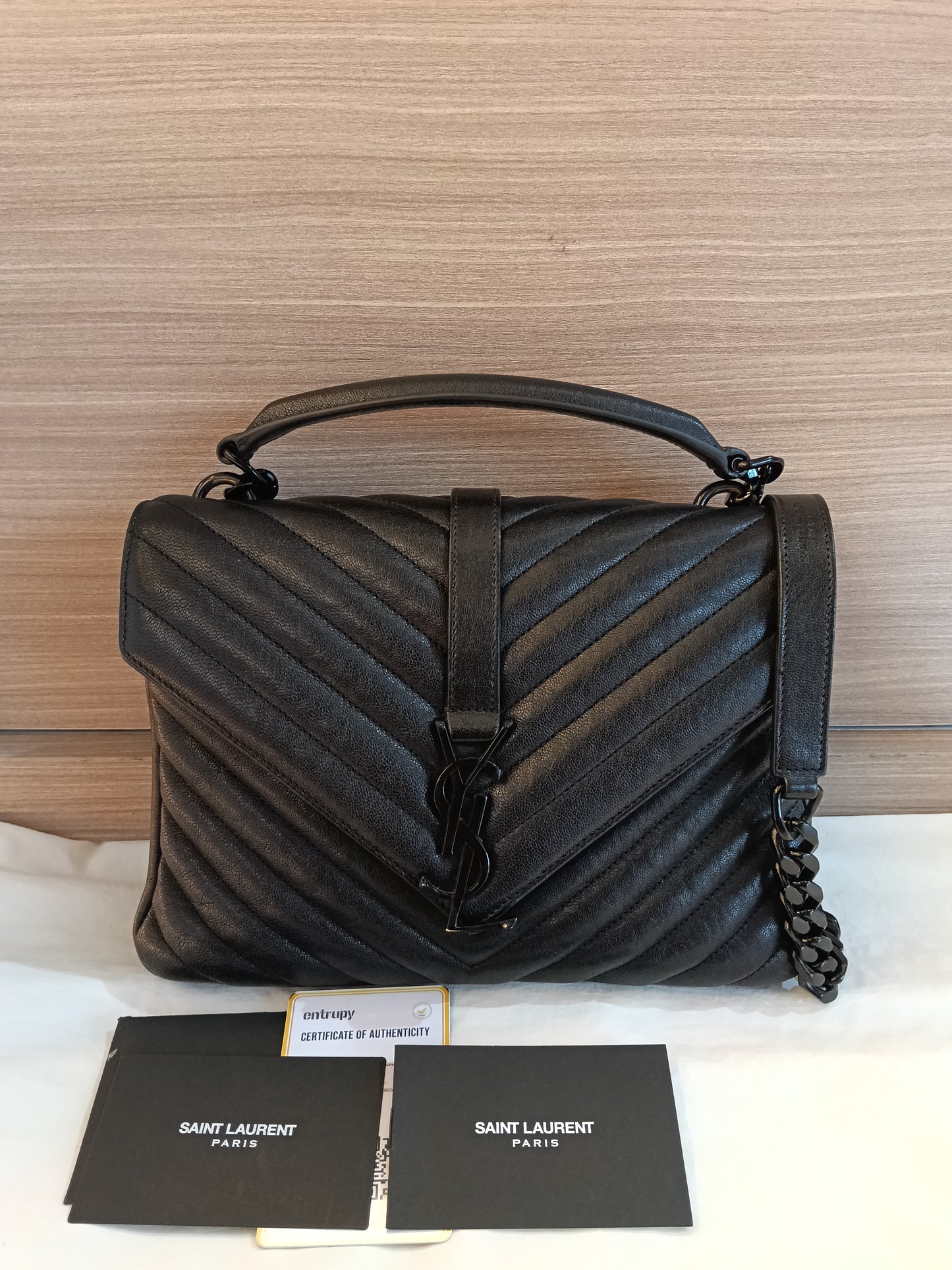 YsL College Medium All Black 2016