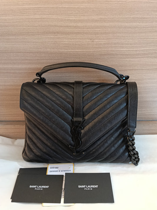 YsL College Medium All Black 2016