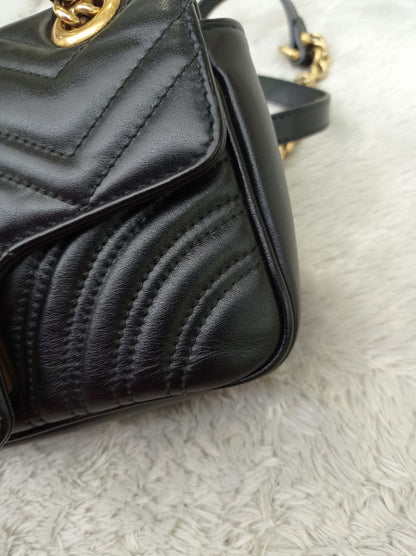 Gucci Marmont Mini Black GHW