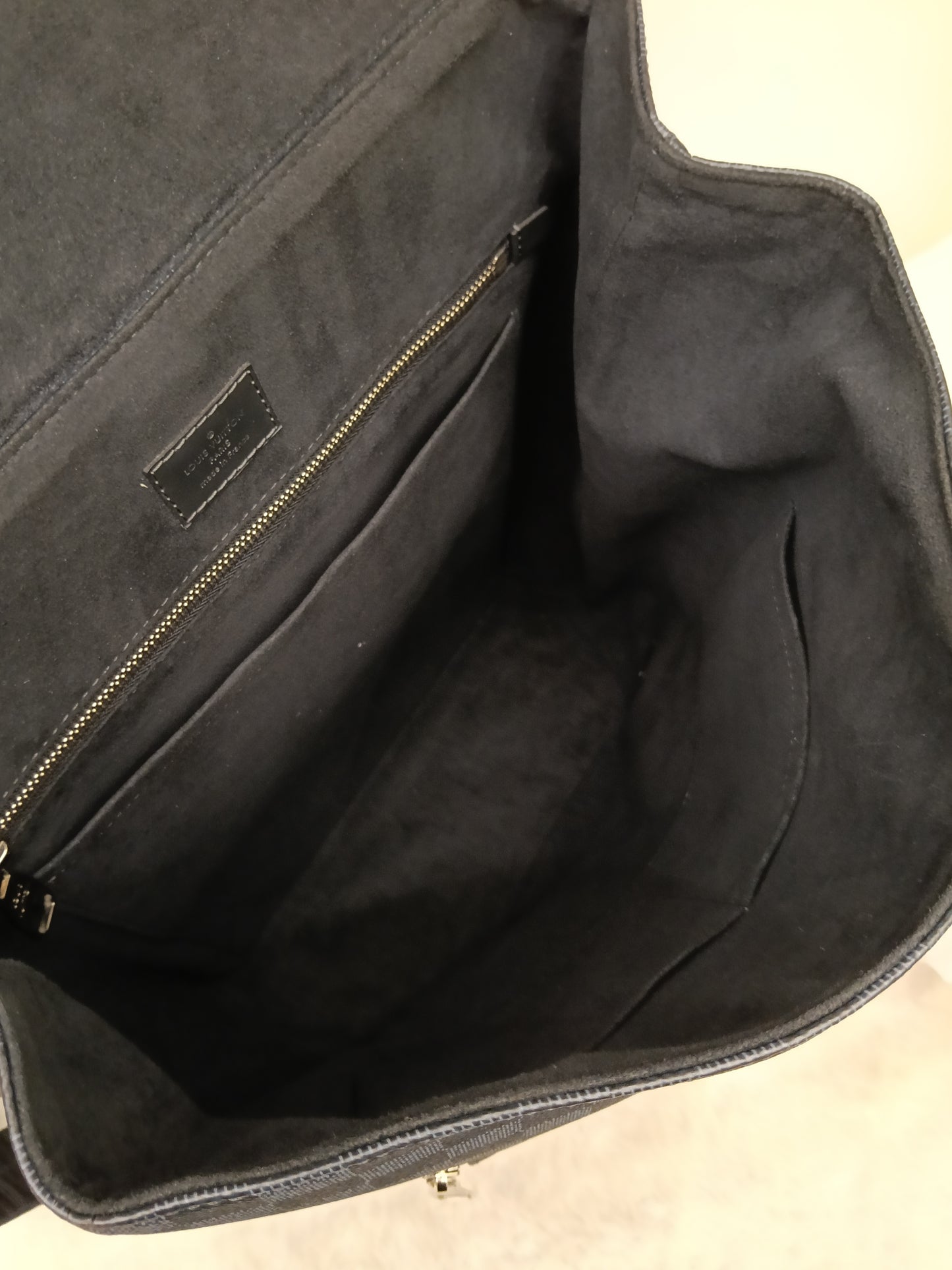 LV Newport Backpack Damier Graphite Cobalt 2016