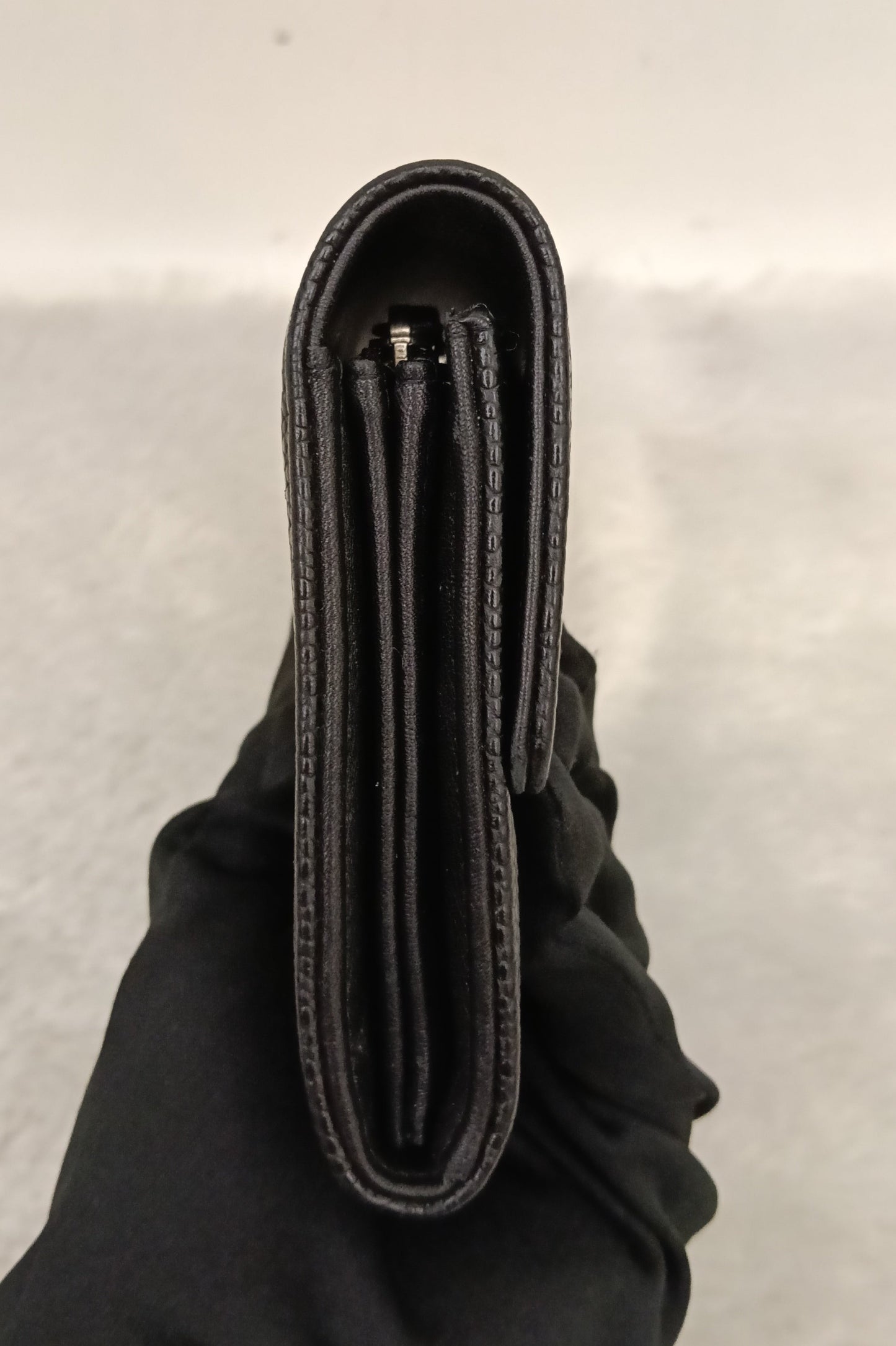 Chanel Timeless Continental Wallet Caviar Black SHW #16