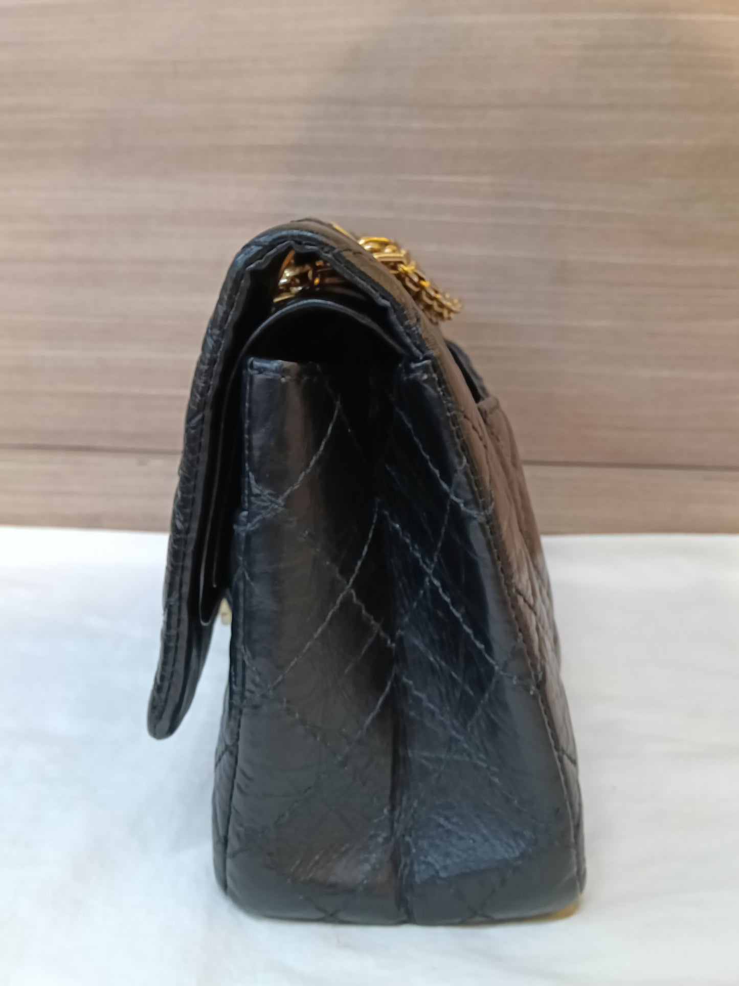 Chanel Reissue 225 Calfskin Black GHW DF #14