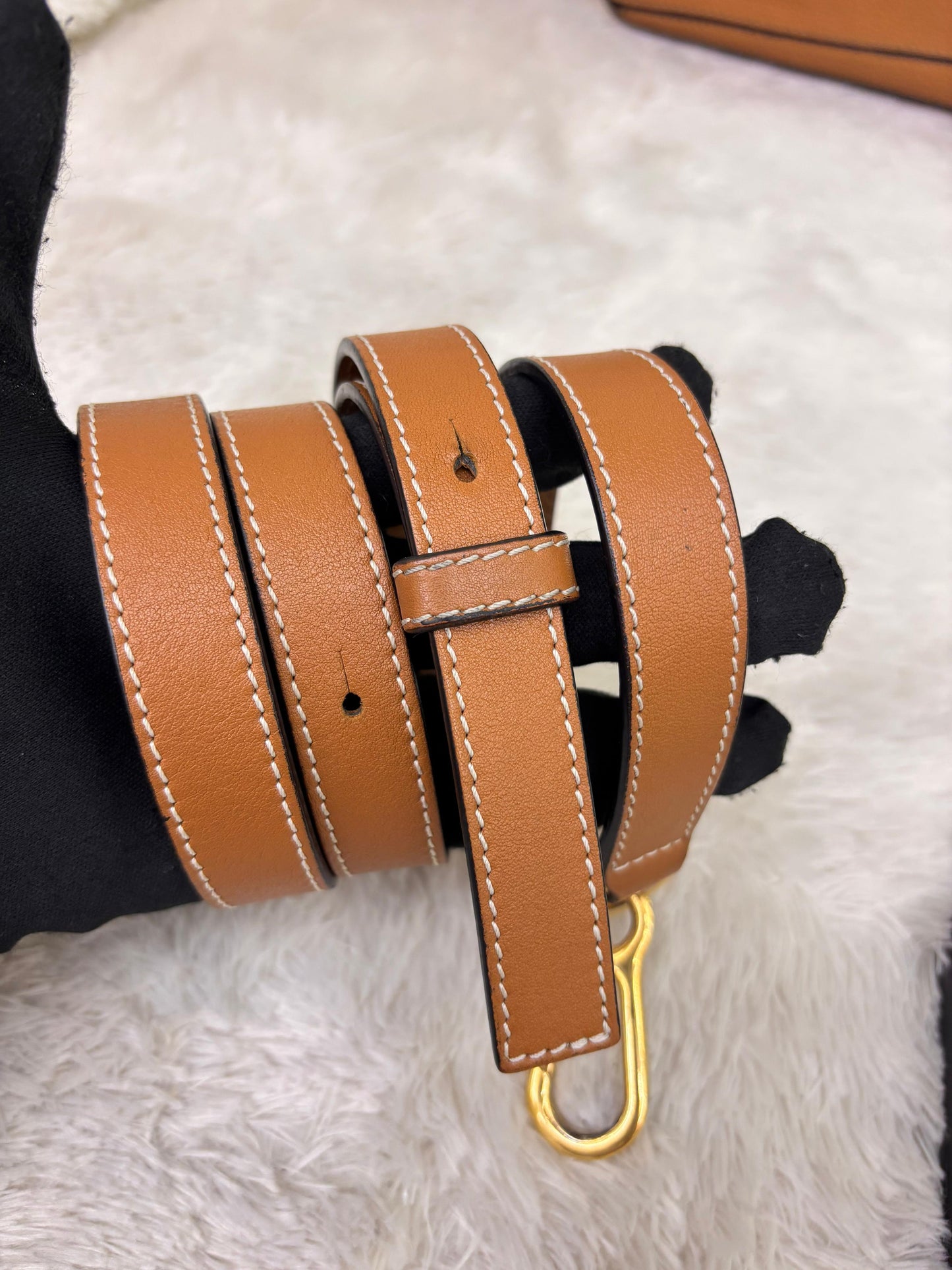 Loewe Puzzle Small Grained Tan GHW 2019