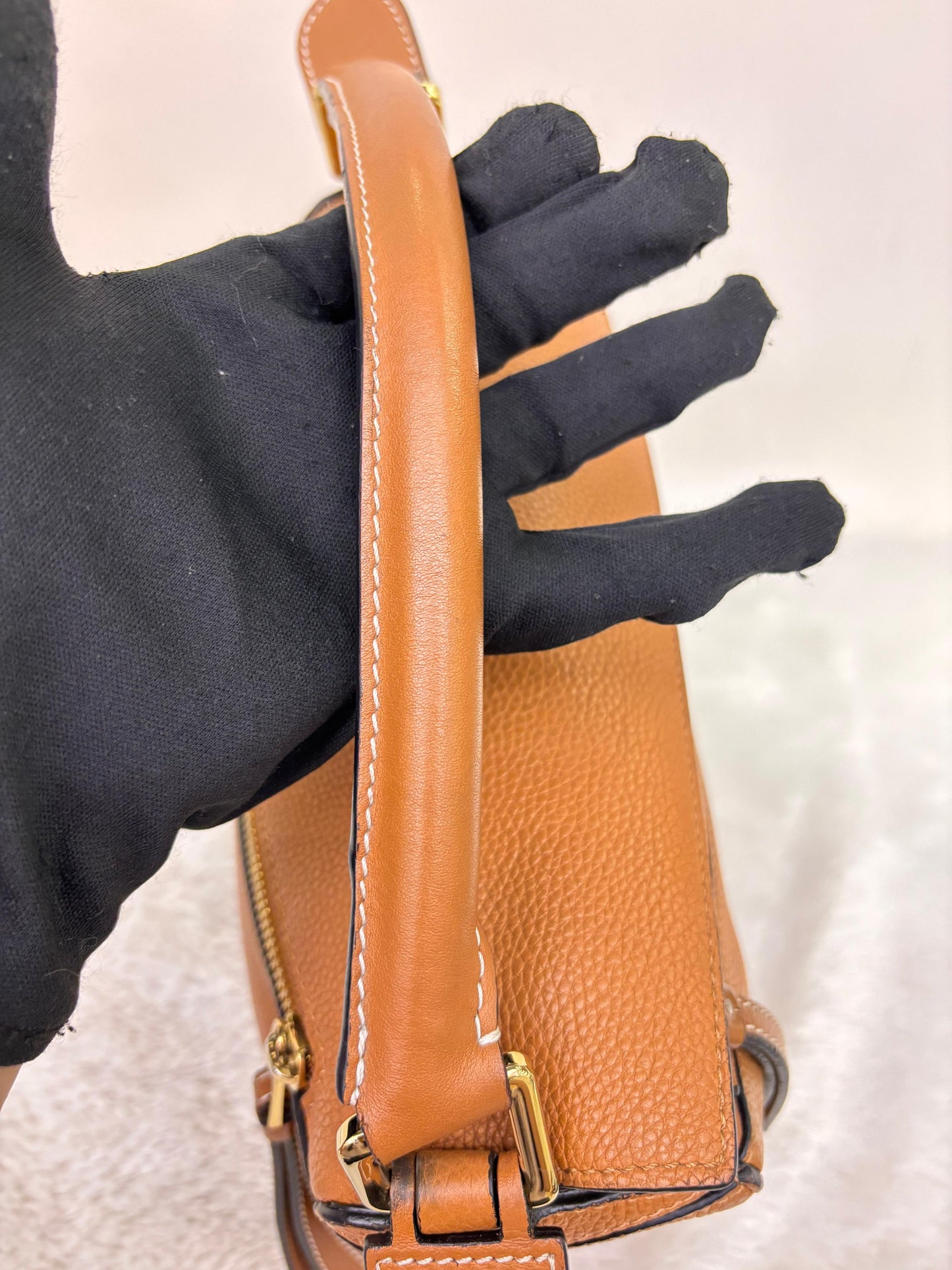 Loewe Puzzle Small Grained Tan GHW 2019