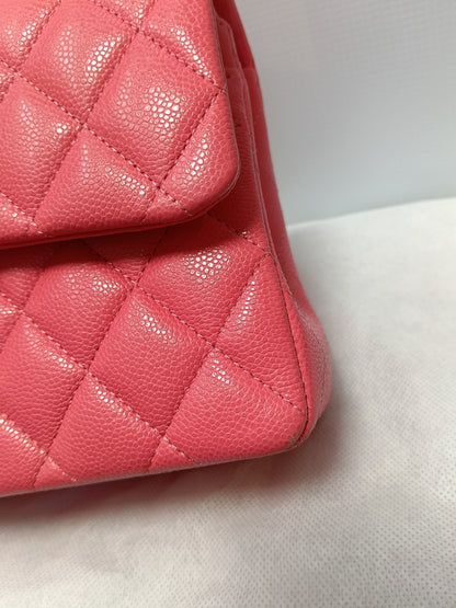 Chanel Small Caviar Pink GHW DF (CHIP)