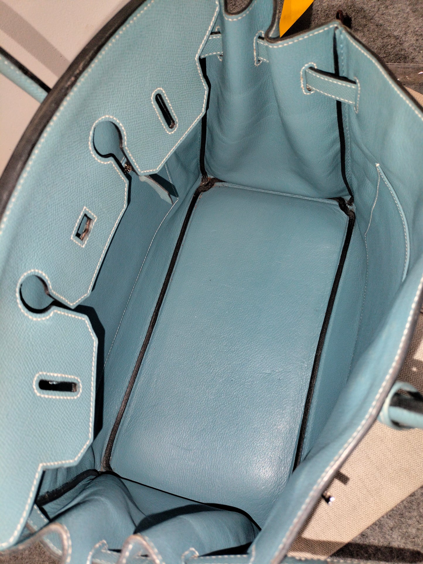 B35 Epsom Blue Jeans PHW #N square