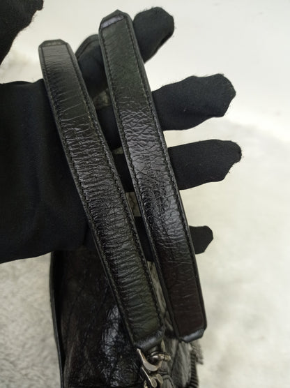 YsL Niki Medium Calfskin Black RHW 2018