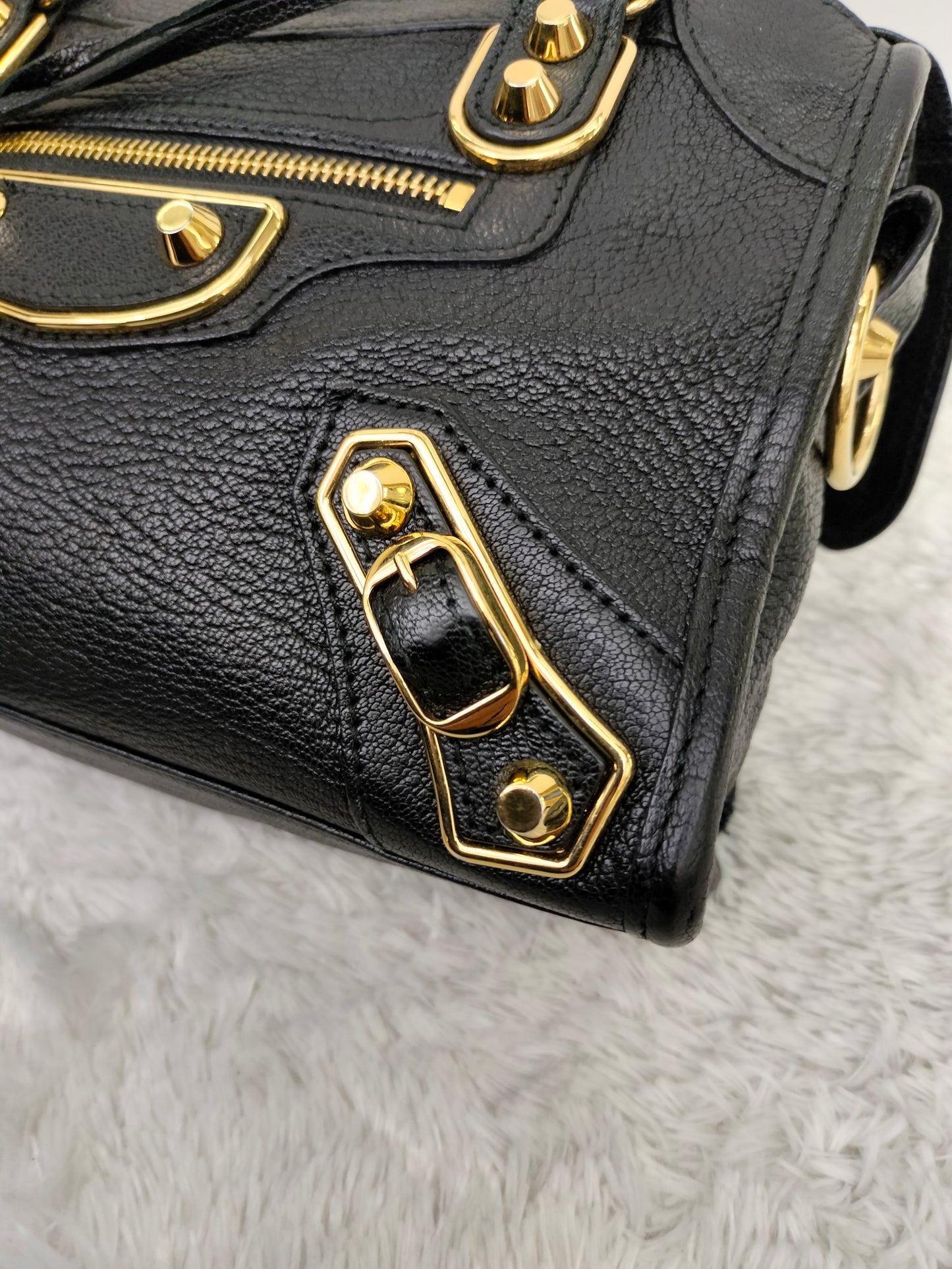 Balenciaga Mini City Edge Black GHW 2019