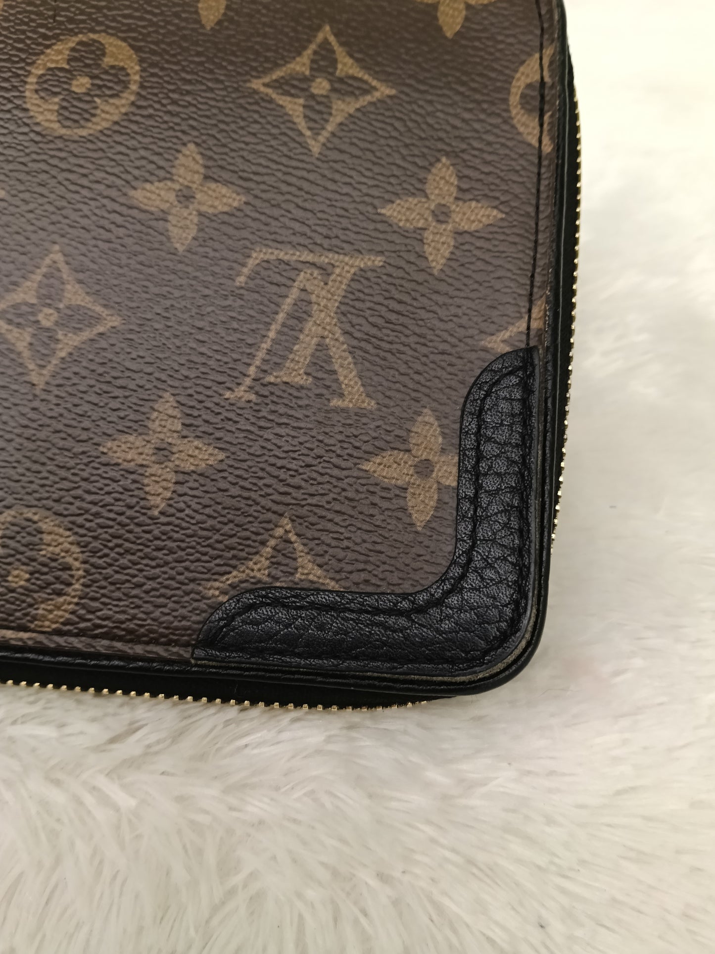 LV Zippy Retiro Organizer Wallet Monogram Noir