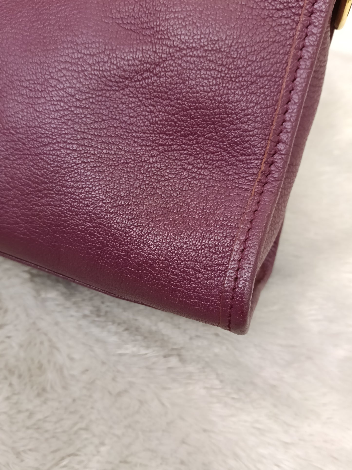 Balenciaga Small City Edge Prune GHW 2017