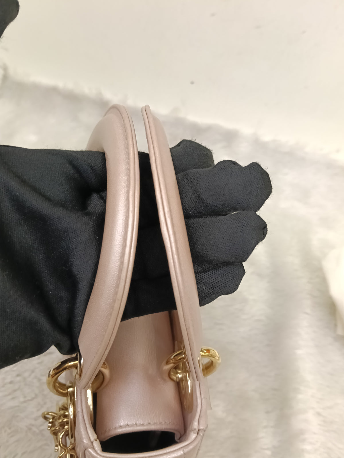 Lady Dior Mini Iridescent Lotus GHW 2018