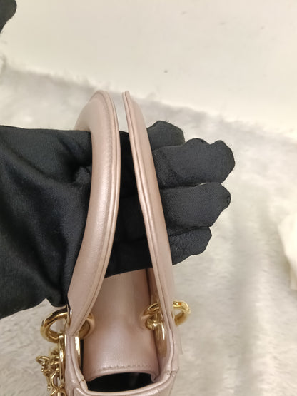 Lady Dior Mini Iridescent Lotus GHW 2018