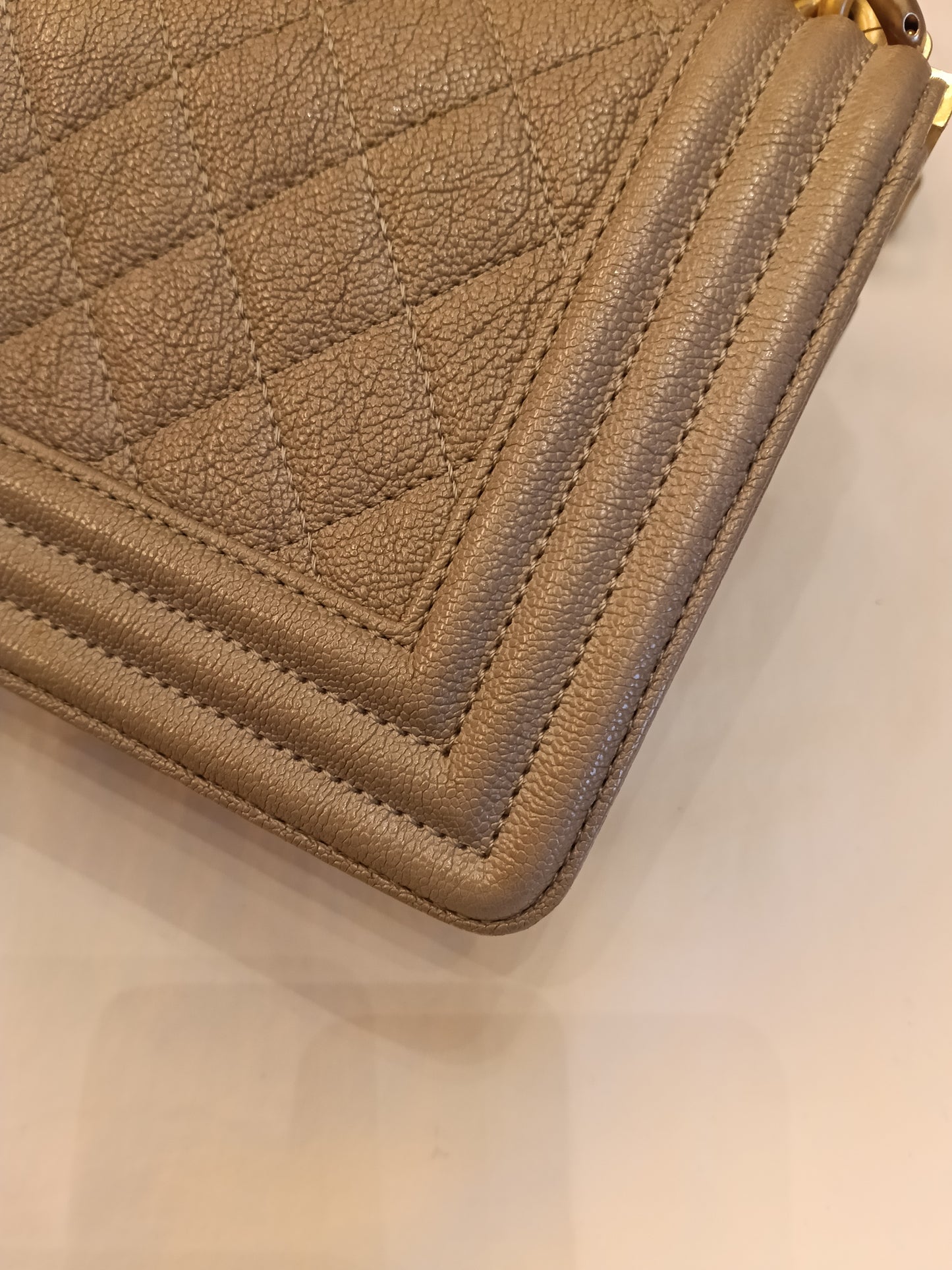 Chanel Boy 20 Caviar Taupe GHW #27