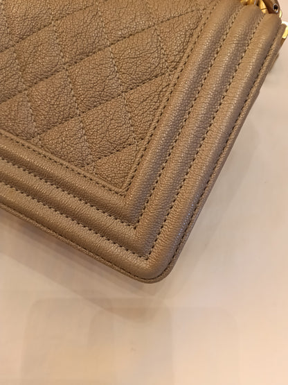 Chanel Boy 20 Caviar Taupe GHW #27