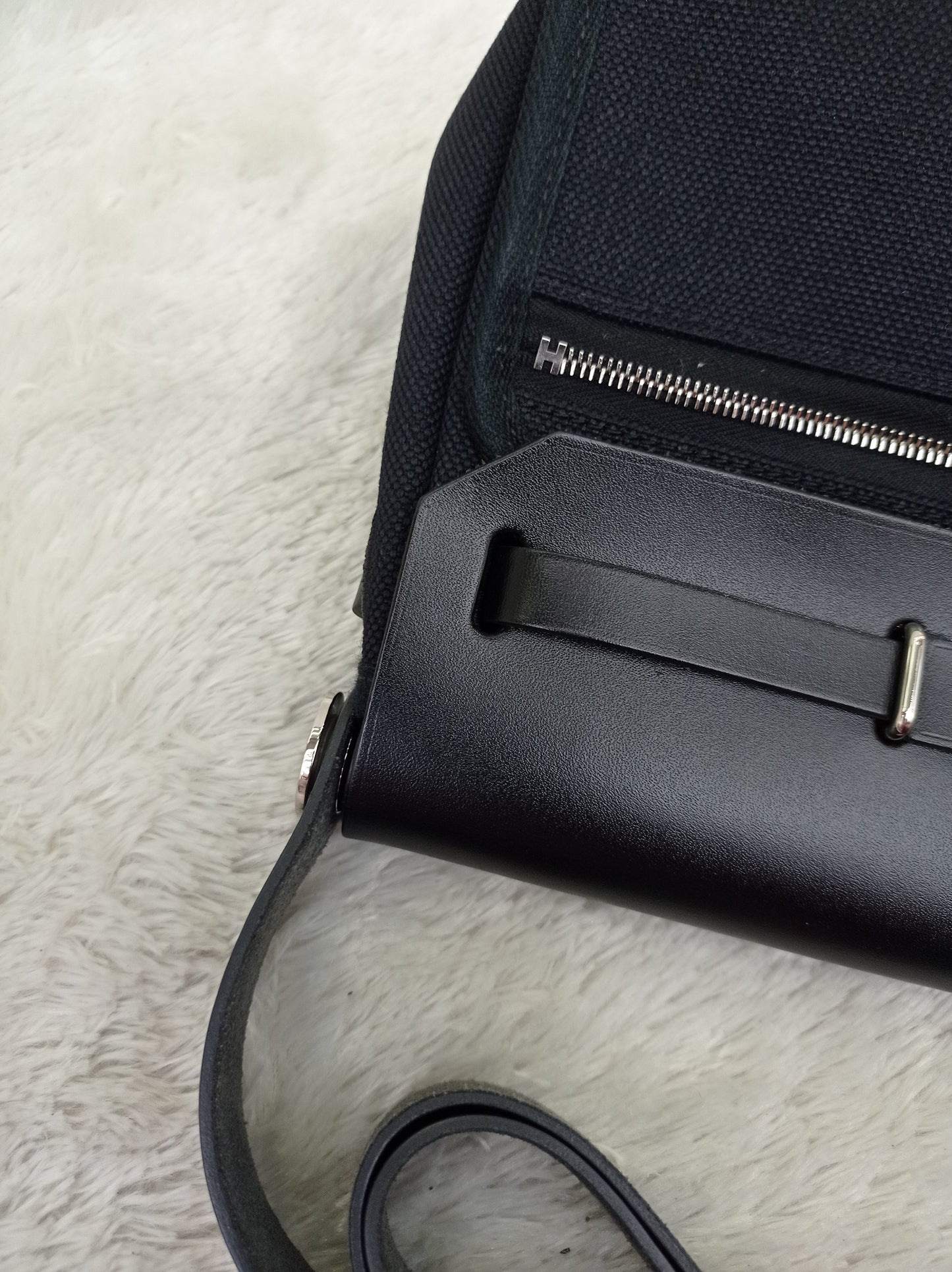 Herbag Zip 20 Canvas Black Militaire PHW #W
