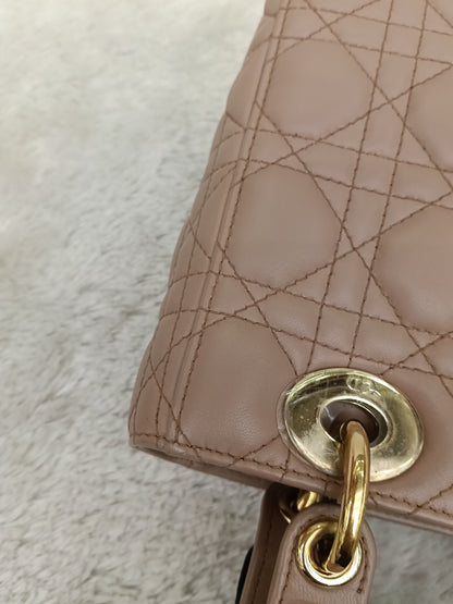 Lady Dior Small Lamb Fard GHW 2019