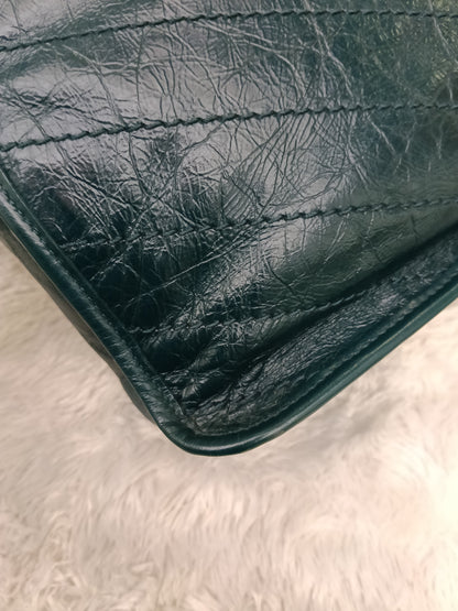 YsL Niki Medium Calfskin Emerald Green RHW 2018