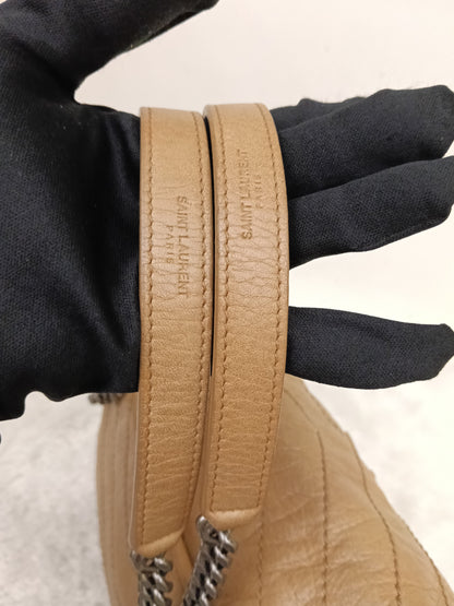 YsL Niki Medium Calfskin Dark Beige RHW 2020