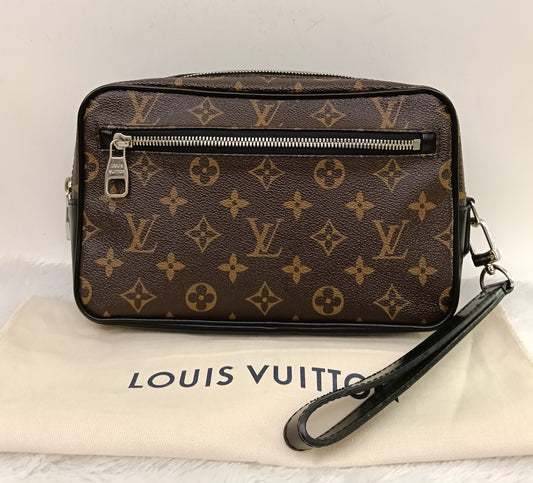 LV Kasai Clutch Monogram Macassar 2017