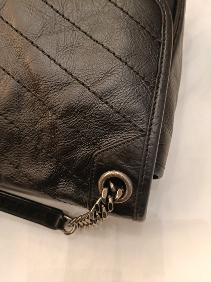YsL Niki Medium Calfskin Black RHW 2018