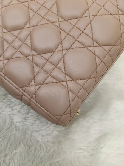 Lady Dior Small Lamb Fard GHW 2019