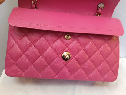 Chanel Small Caviar Pink LGHW (CHIP)